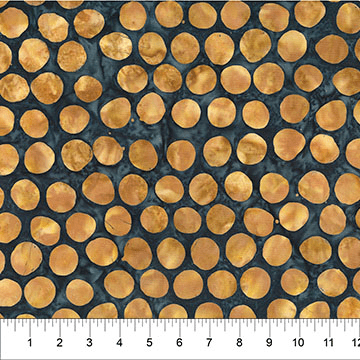 Ink And Petal Dots Cheese Sauce Orange - 82010-57 - Banyan Batiks - Nebraska Quilt Company - F261569