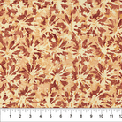Ink And Petal Flower Brown - 82012-35 - Banyan Batiks - Nebraska Quilt Company - F261576
