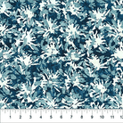 Ink And Petal Flower Denim Blue - 82012-48 - Banyan Batiks - Nebraska Quilt Company - F261578