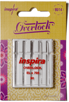 Inspira Overlock Needles ELx 705 90/14 620106996 - Nebraska Quilt Company - N620106996