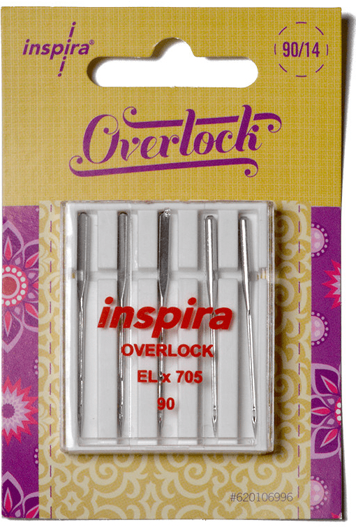 Inspira Overlock Needles ELx 705 90/14 620106996 - Nebraska Quilt Company - N620106996