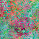 Island Batik Kismet Seeds Rainbow Multi - 1 Yard Left - Verified! - Nebraska Quilt Company - F82408
