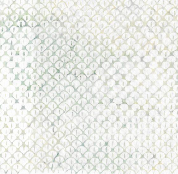 Island Batik Scales Whip Cream - 1 Yard Left - Verified! - Nebraska Quilt Company - F81662