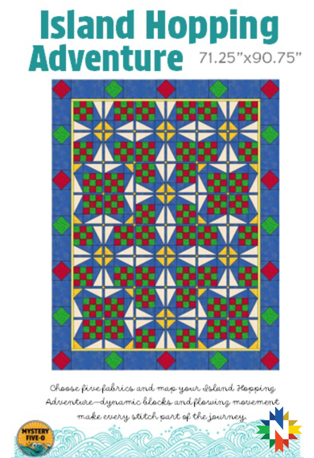 Island Hopping Adventure Pattern - Nebraska Quilt Company - PUB261258
