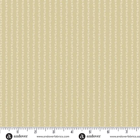 Itsy Bits Oatmeal Sweet Pea - A - 1453 - N - Andover Fabrics - Nebraska Quilt Company - F2401849