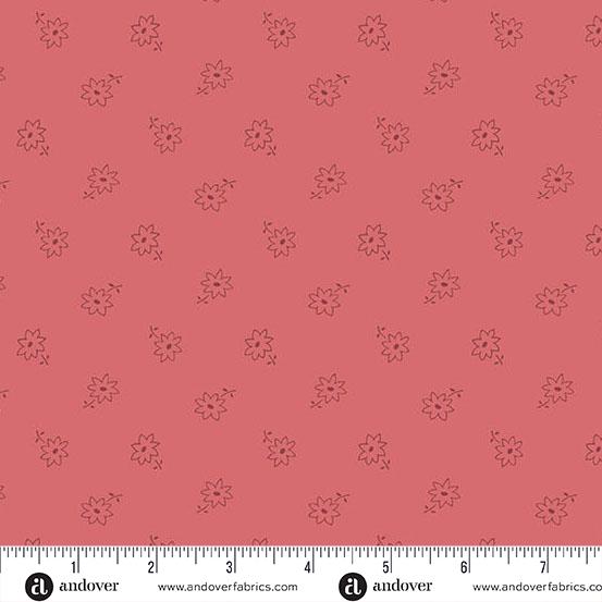 Itsy Bits Pink Aster - A - 1451 - R - Andover Fabrics - Nebraska Quilt Company - F2401844