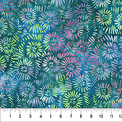 Jasmine Jewels Daisy Avocado - 82081-75 - Banyan Batiks - Nebraska Quilt Company - F261964
