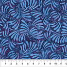 Jasmine Jewels Fan Indigo - 82083-45 - Banyan Batiks - Nebraska Quilt Company - F261971