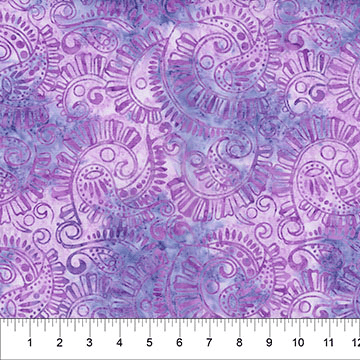 Jasmine Jewels Ornate Lilac - 82084-81 - Banyan Batiks - Nebraska Quilt Company - F261976