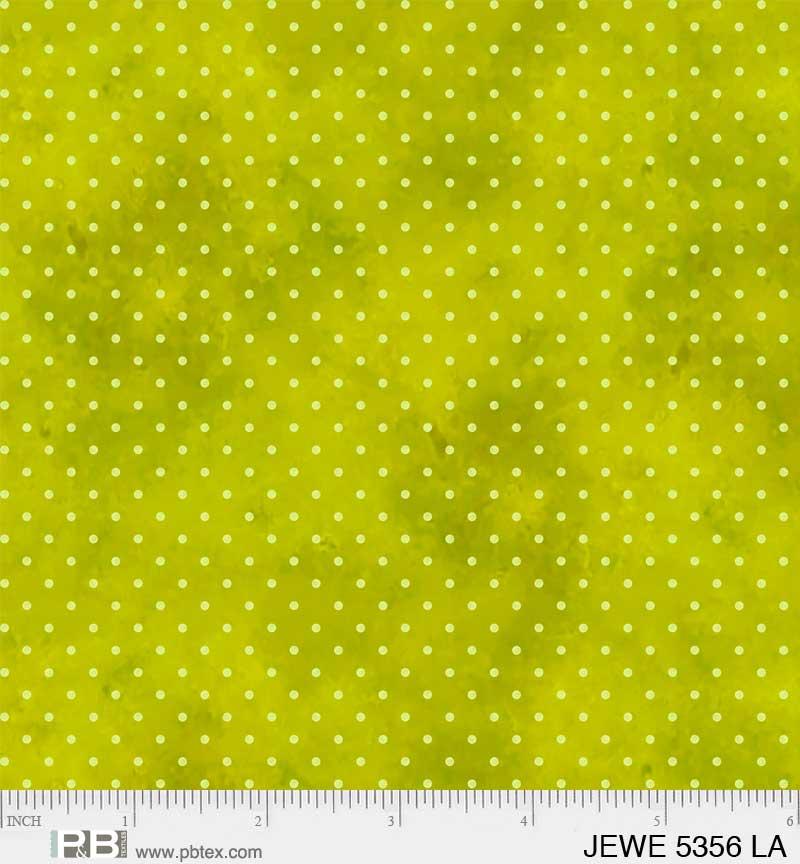 Jewel Pin Dot Apple Green - JEWE 5356 LA - P & B Textiles - Nebraska Quilt Company - Jewel Pin Dot Apple Green - JEWE 5356 LA - P & B Textiles