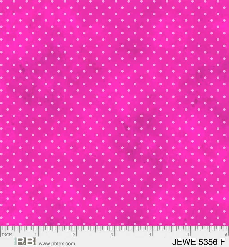 Jewel Pin Dot Fushica - JEWE 5356 F - P & B Textiles - Nebraska Quilt Company - Jewel Pin Dot Fushica - JEWE 5356 F - P & B Textiles