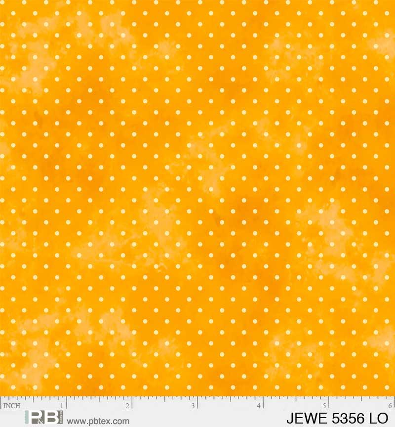 Jewel Pin Dot Light Orange - JEWE 5356 LO - P & B Textiles - Nebraska Quilt Company - Jewel Pin Dot Light Orange - JEWE 5356 LO - P & B Textiles