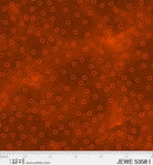 Jewel Tossed Dots Dark Orange - JEWE 5358 I - P & B Textiles - Nebraska Quilt Company - Jewel Tossed Dots Dark Orange - JEWE 5358 I - P & B Textiles