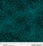 Jewel Tossed Dots Dark Teal - JEWE 5358 DT - P & B Textiles - Nebraska Quilt Company - Jewel Tossed Dots Dark Teal - JEWE 5358 DT - P & B Textiles