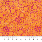 Jitterbug Circles Orange - 833909 - 59 - Banyan Batiks - Nebraska Quilt Company - F2402245