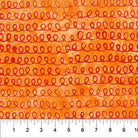 Jitterbug Loops Orange - 83391 - 56 - Banyan Batiks - Nebraska Quilt Company - F2402259