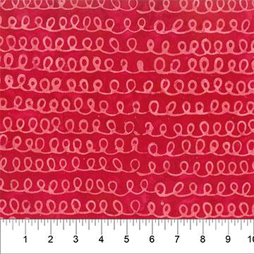 Jitterbug Loops Red - 83391 - 24 - Banyan Batiks - Nebraska Quilt Company - F2402258