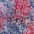 Jubilee Bursting Stars Multi Red Blue Dusty - 122453817 - Island Batik - Nebraska Quilt Company - F2403215