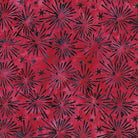 Jubilee Bursting Stars Red Crimson - 122453365 - Island Batik - Nebraska Quilt Company - F2403209
