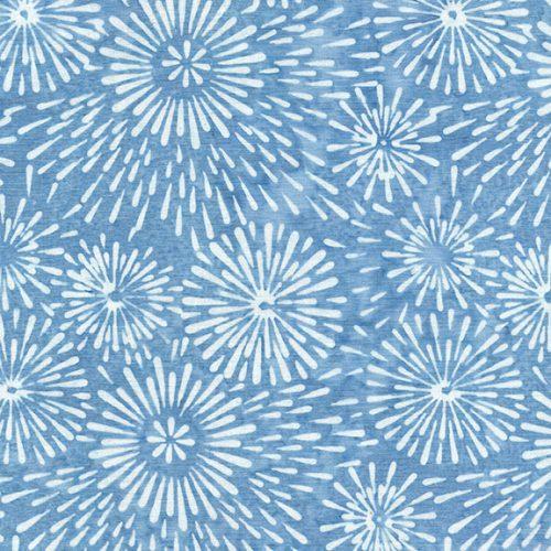 Jubilee Fireworks Blue Sky - 122455510 - Island Batik - Nebraska Quilt Company - F2403205
