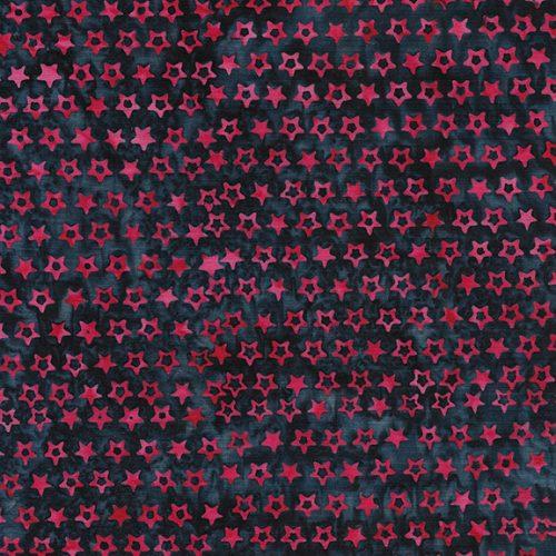 Jubilee Stars Blue Midnight Blue - 122452595 - Island Batik - Nebraska Quilt Company - F2403216