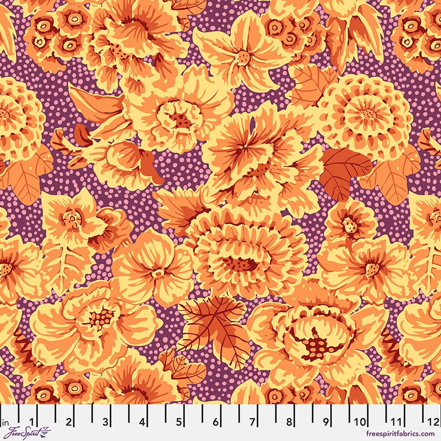 Kaffe Fassett Collective Classics Floral with Dots Plum - PWGP002.PLUM - Free Spirit - Nebraska Quilt Company - Kaffe Fassett Collective Classics Floral with Dots Plum - PWGP002.PLUM - Free Spirit