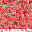 Kaffe Fassett Collective Classics Floral with Dots Red - PWGP002.RED - Free Spirit - Nebraska Quilt Company - F260173