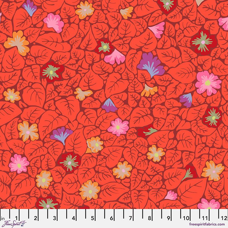 Kaffe Fassett Collective Classics Leaves Red - PWGP030.RED - Free Spirit - Nebraska Quilt Company - Kaffe Fassett Collective Classics Leaves Red - PWGP030.RED - Free Spirit