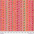 Kaffe Fassett Collective Classics Paisley Stripe Red - PWGP032.RED - Free Spirit - Nebraska Quilt Company - F260204