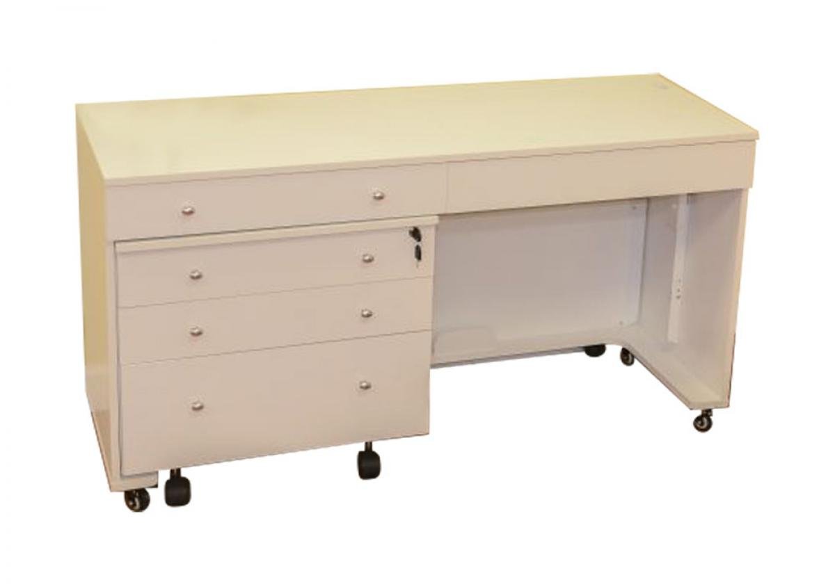 Kangaroo & Joey Sewing Cabinet Ash White - Nebraska Quilt Company - SCK8811