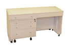 Kangaroo & Joey Sewing Cabinet Ash White - Nebraska Quilt Company - SCK8811