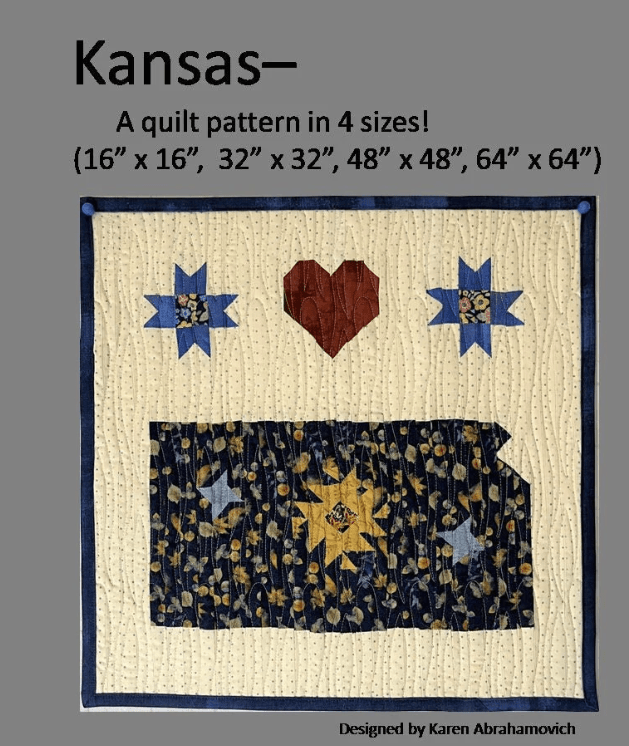 Kansas Quilt Pattern - Nebraska Quilt Company - PUB07917