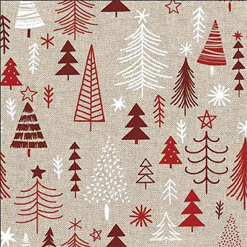 Katia Xmas Decorated Trees Multi - 2132 - 1 - FIGO Fabrics - Nebraska Quilt Company - F2400834