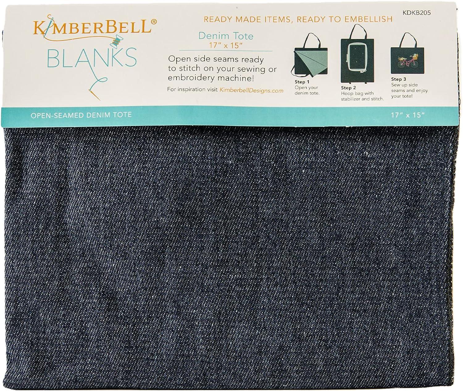 Kimberbell Blanks: Denim Tote - Nebraska Quilt Company - N15441