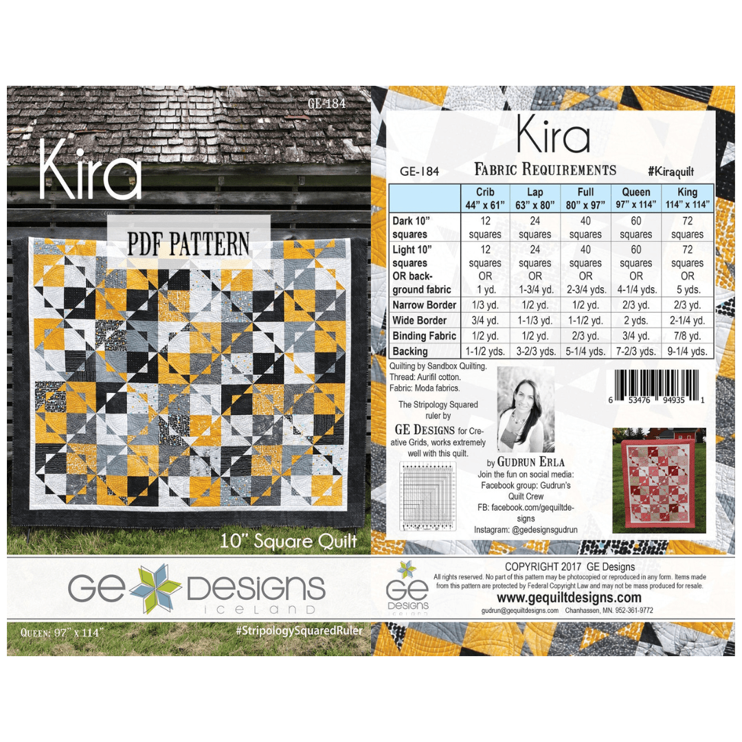 Kira Quilt Pattern - Nebraska Quilt Company - PUB2403194