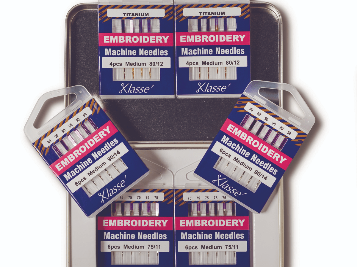 Klasse 6PC Embroidery Needle Variety Tin - Nebraska Quilt Company - AAK6194-EMB