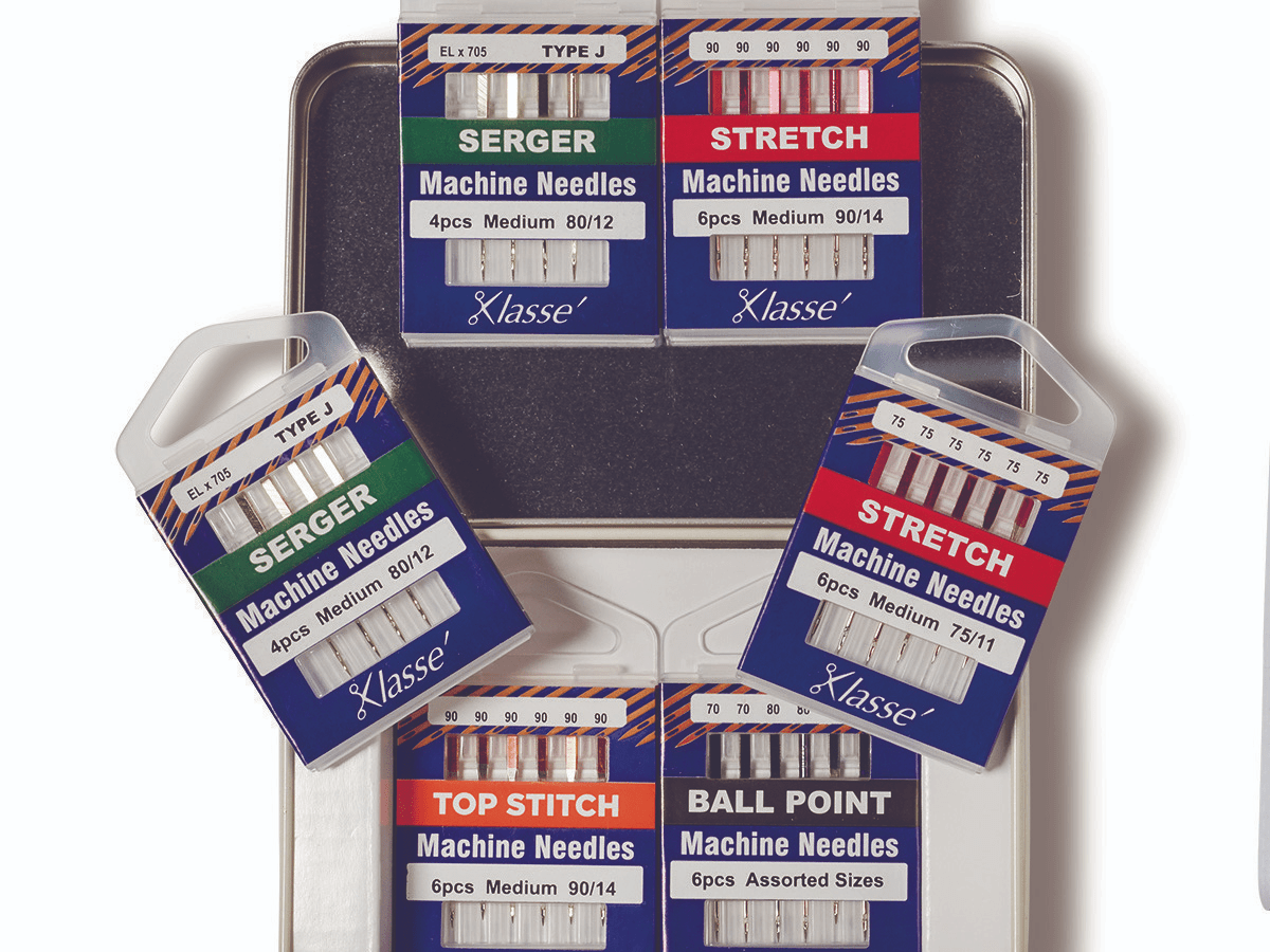 Klasse 6PC Serger EL705 Needle Variety Tin - Nebraska Quilt Company - AAK6194-EL705
