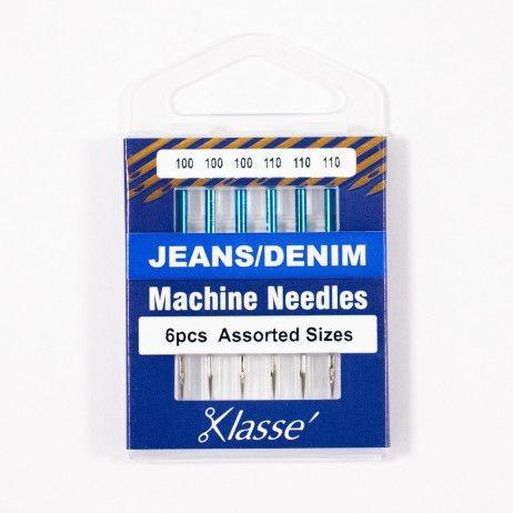 Klasse Jeans/Denim Machine Needle 100/16 110/18 - 6ct - Nebraska Quilt Company - AAA5103.991