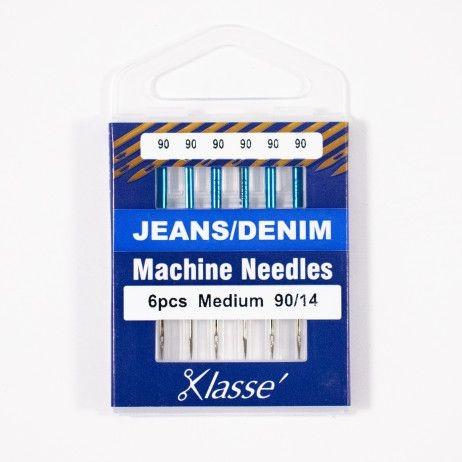 Klasse Jeans/Denim Machine Needle 90/14 - 6ct - Nebraska Quilt Company - AAA5103.090
