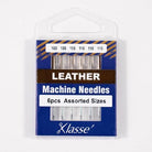 Klasse Leather Machine Needle 100/16 110/18 - 6ct - Nebraska Quilt Company - AAA5104.992