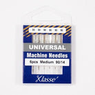 Klasse Universal Machine Needle 90/14 - 6ct - Nebraska Quilt Company - AAA5100.090