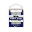Klasse Wing Machine Needle 4.0MM/100 - 1ct - Nebraska Quilt Company - AAA5157.100
