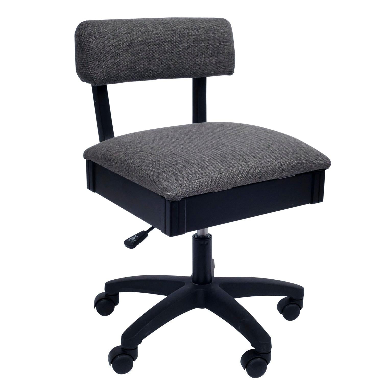 Lady Gray Hydraulic Sewing Chair - Nebraska Quilt Company - SCCH8123