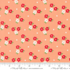 Laguna Sunrise Morning Glory Florals Cantaloupe - 37682 13 - Moda Fabrics - Nebraska Quilt Company - F09603