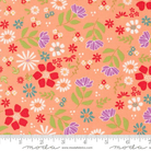 Laguna Sunrise Wild Rose Florals Cantaloupe - 37680 13 - Moda Fabrics - Nebraska Quilt Company - F09585