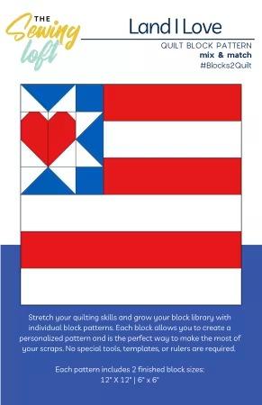 Land I Love Quilt Block - Nebraska Quilt Company - PUB2501935