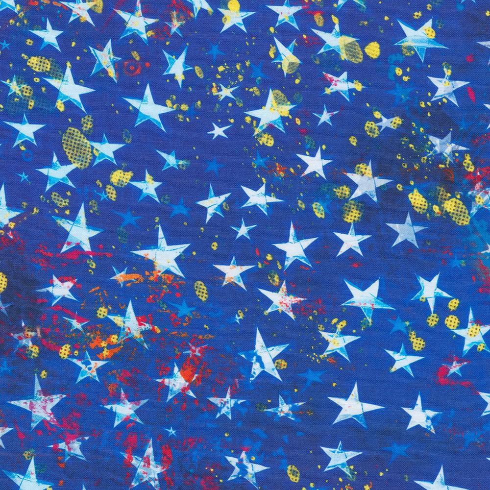 Land of the Free Stars Blue - SRKD - 22764 - 4 - Robert Kaufman - Nebraska Quilt Company - F2401374