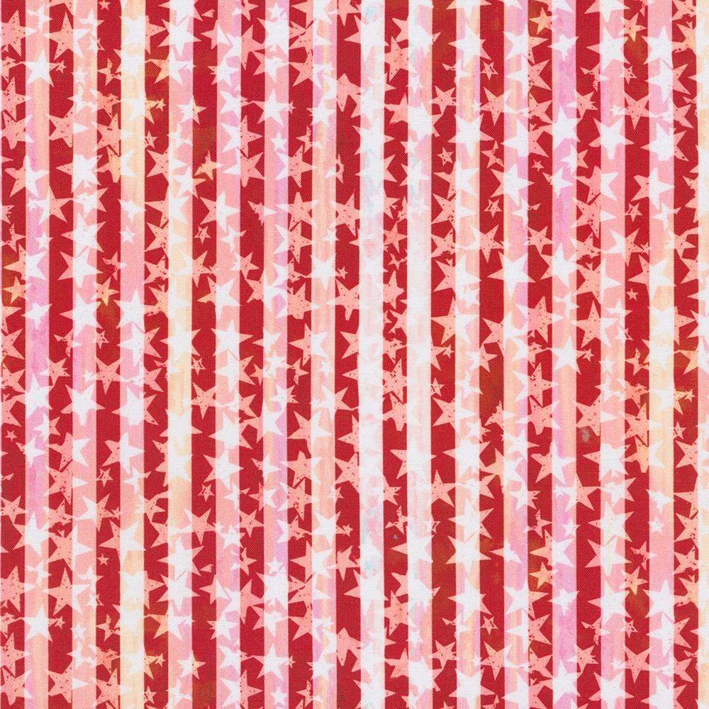Land of the Free Stars & Stripes Red - SRKD - 22765 - 3 - Robert Kaufman - Nebraska Quilt Company - F2401372