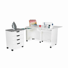 Laverne & Shirley Sewing Cabinet - Ash White - Nebraska Quilt Company - SC451