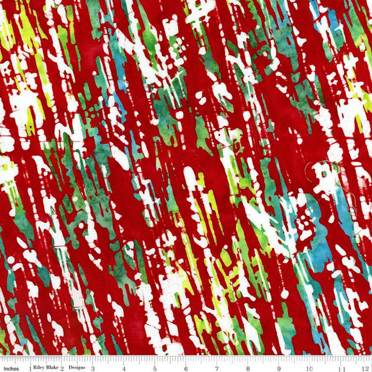 Let's Play Ball! Streaks Salsa - BT23170 - 226 - Riley Blake Designs - Nebraska Quilt Company - F2401139